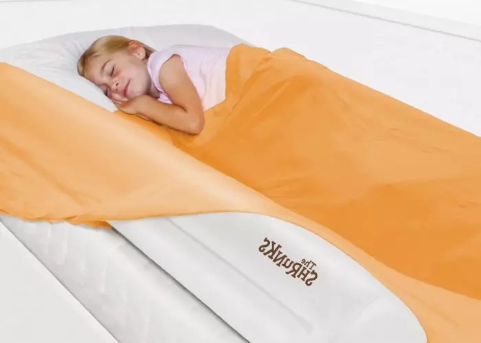 Inflatable for flat bed fall safety